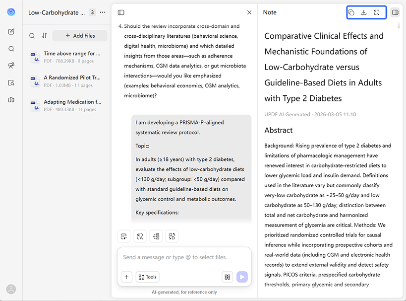  UPDF AI Systematic Review Tools