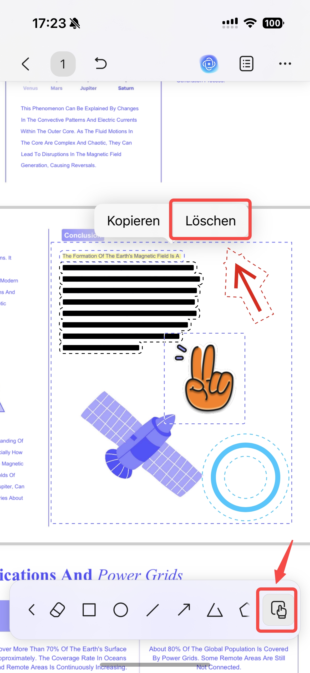 Alle Anmerkungen löschen