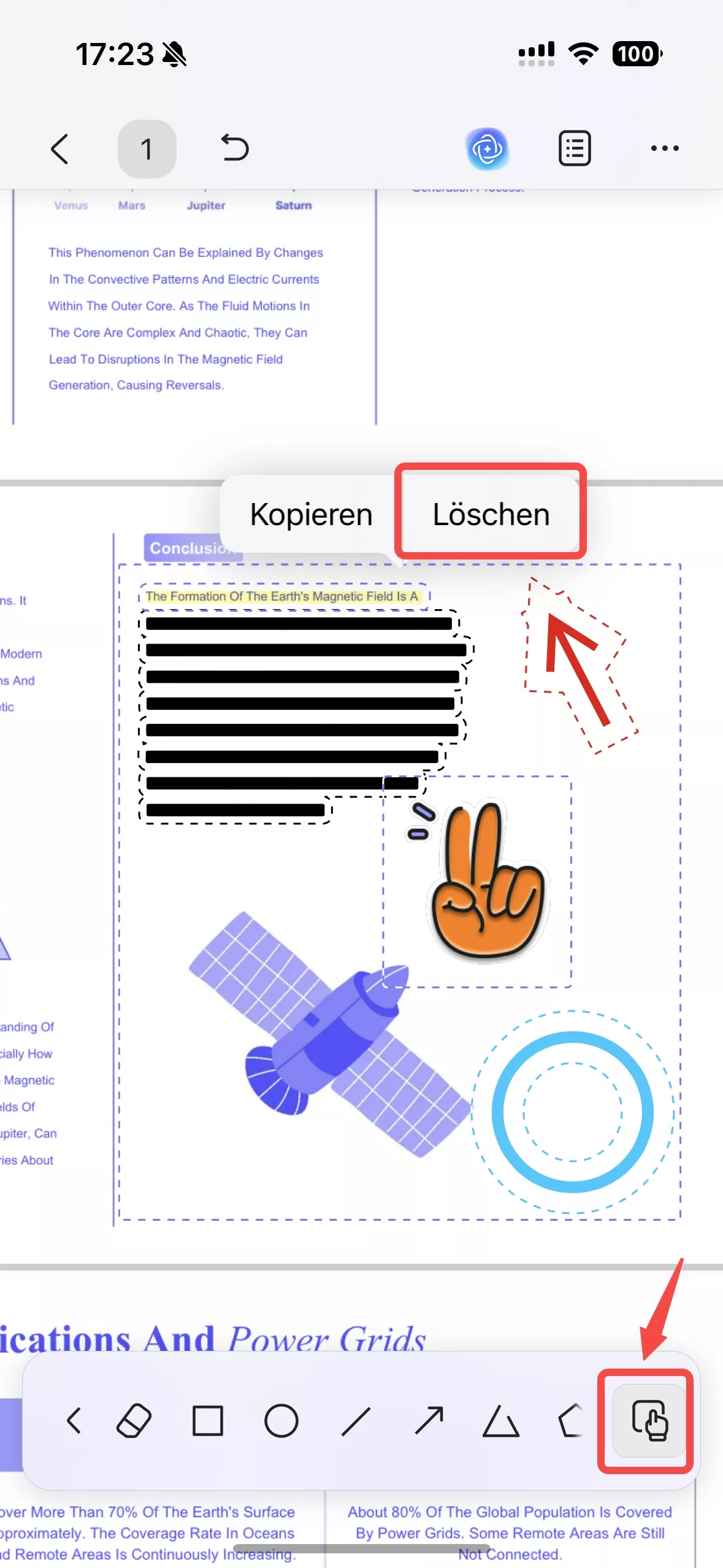 Alle Anmerkungen löschen