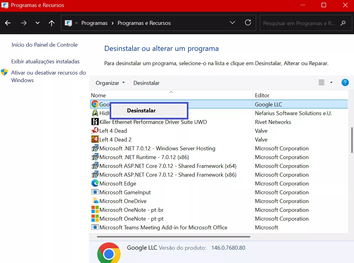 Alterar o local de download no Chrome