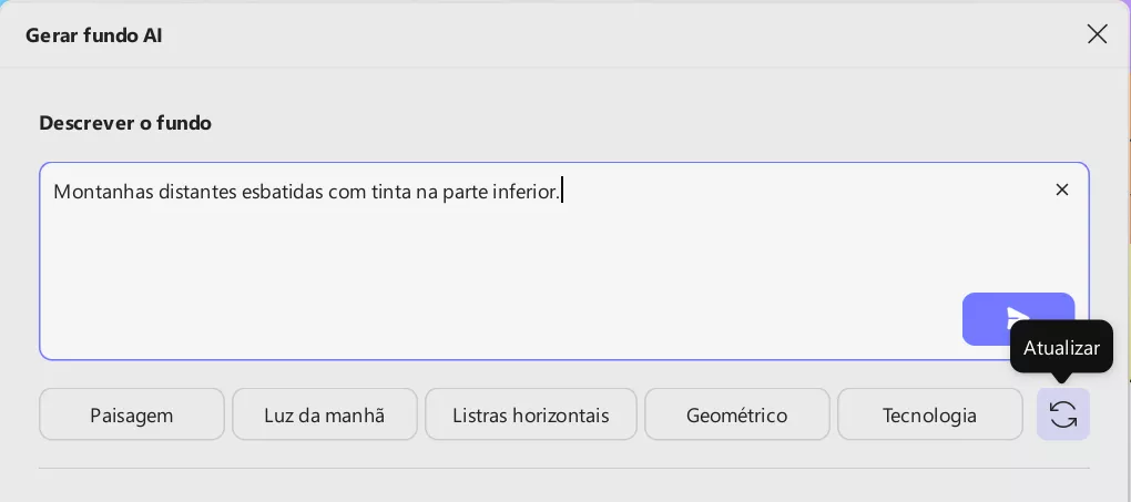 Clique em Atualizar.