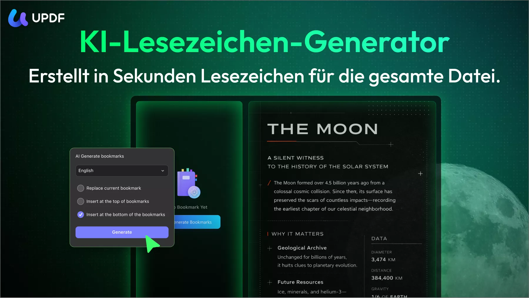 KI-Lesezeichen-Agent von UPDF