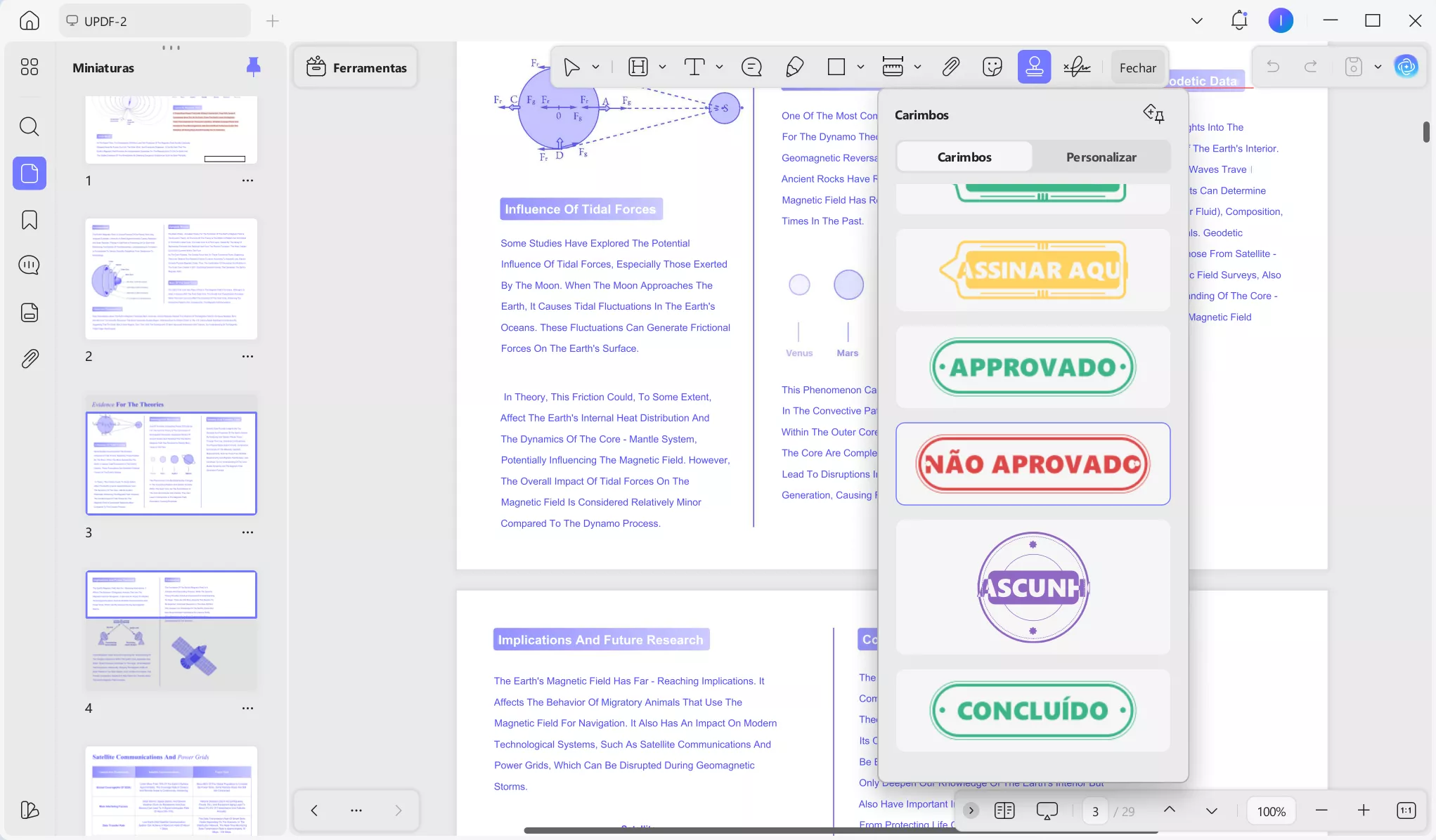 Adicionar carimbo em PDFs do Obsidian com UPDF
