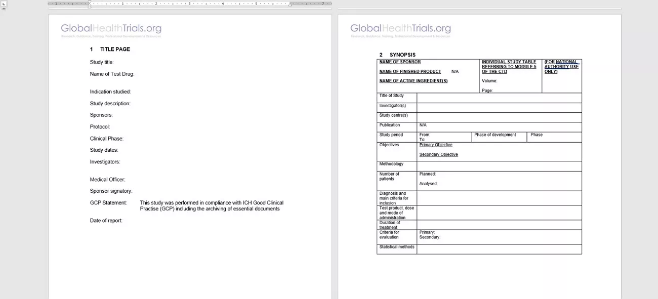 anatomy of compliant report