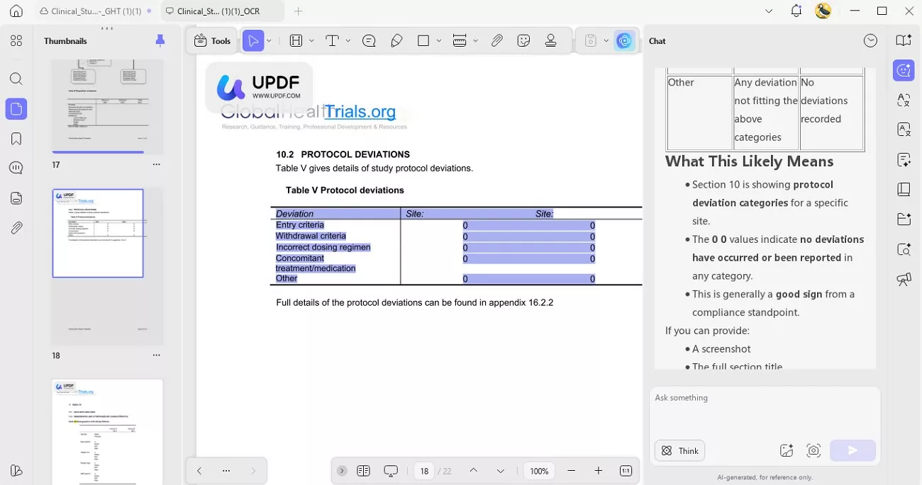 questions with updf ai