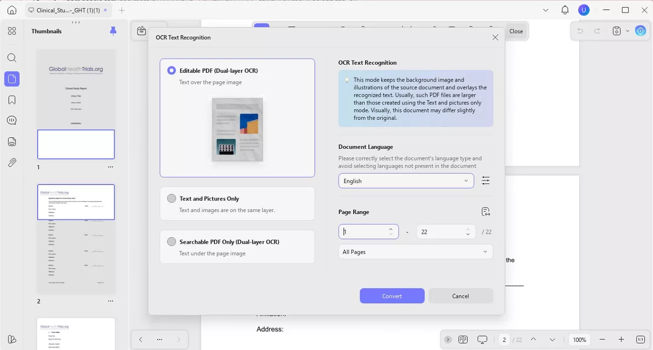 ocr for scanned documents
