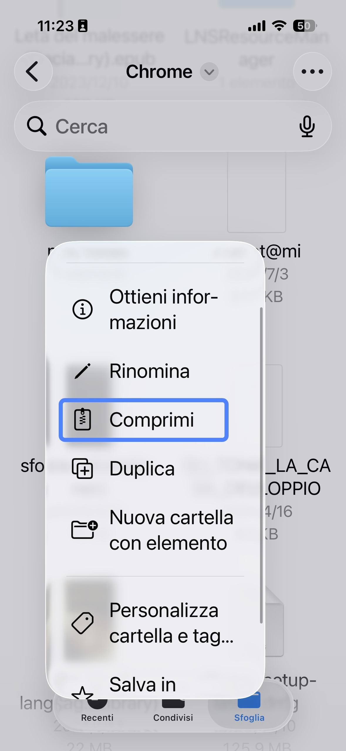 Compress the folder to ZIP file