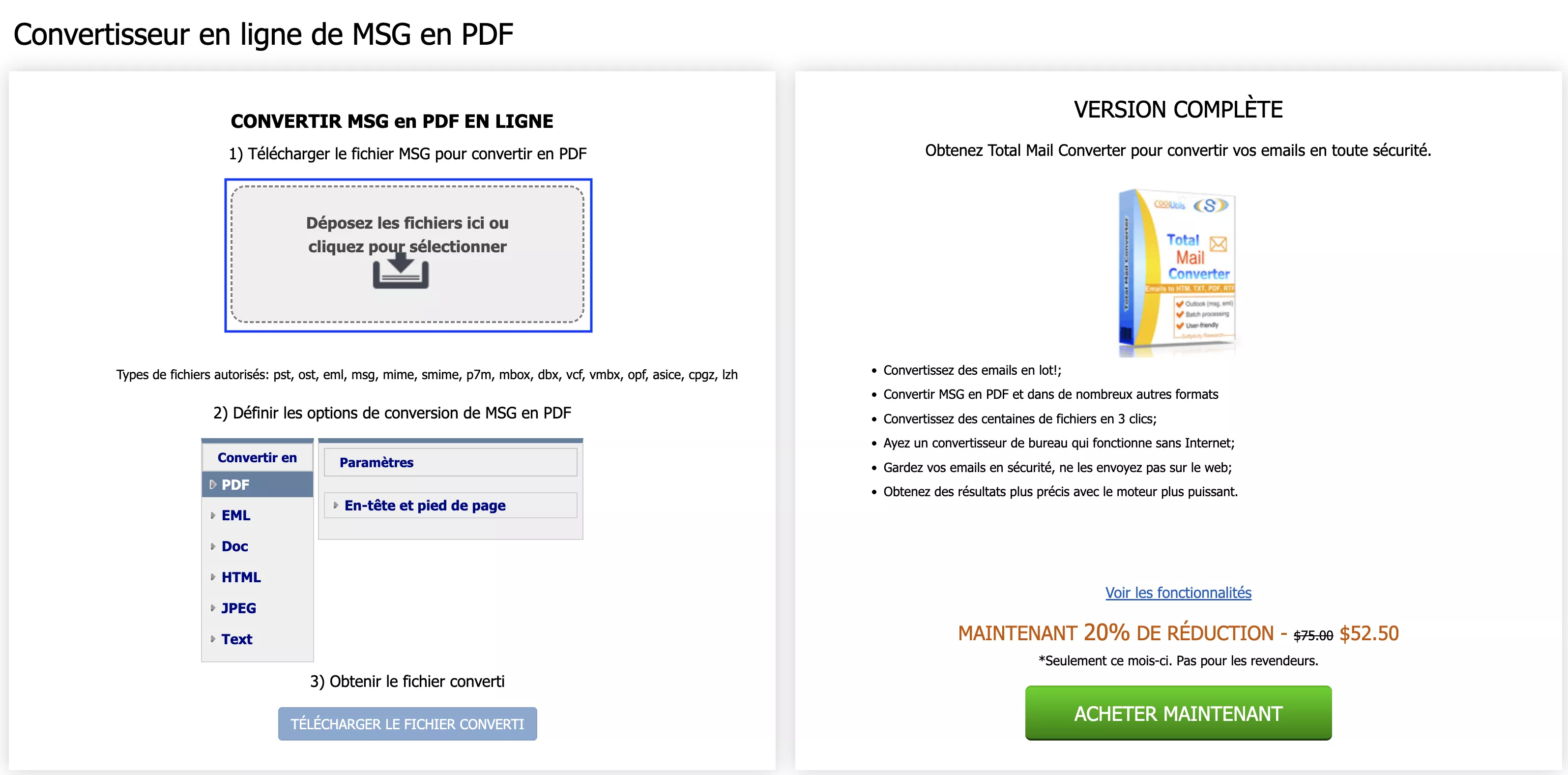 msg vers pdf coolutils