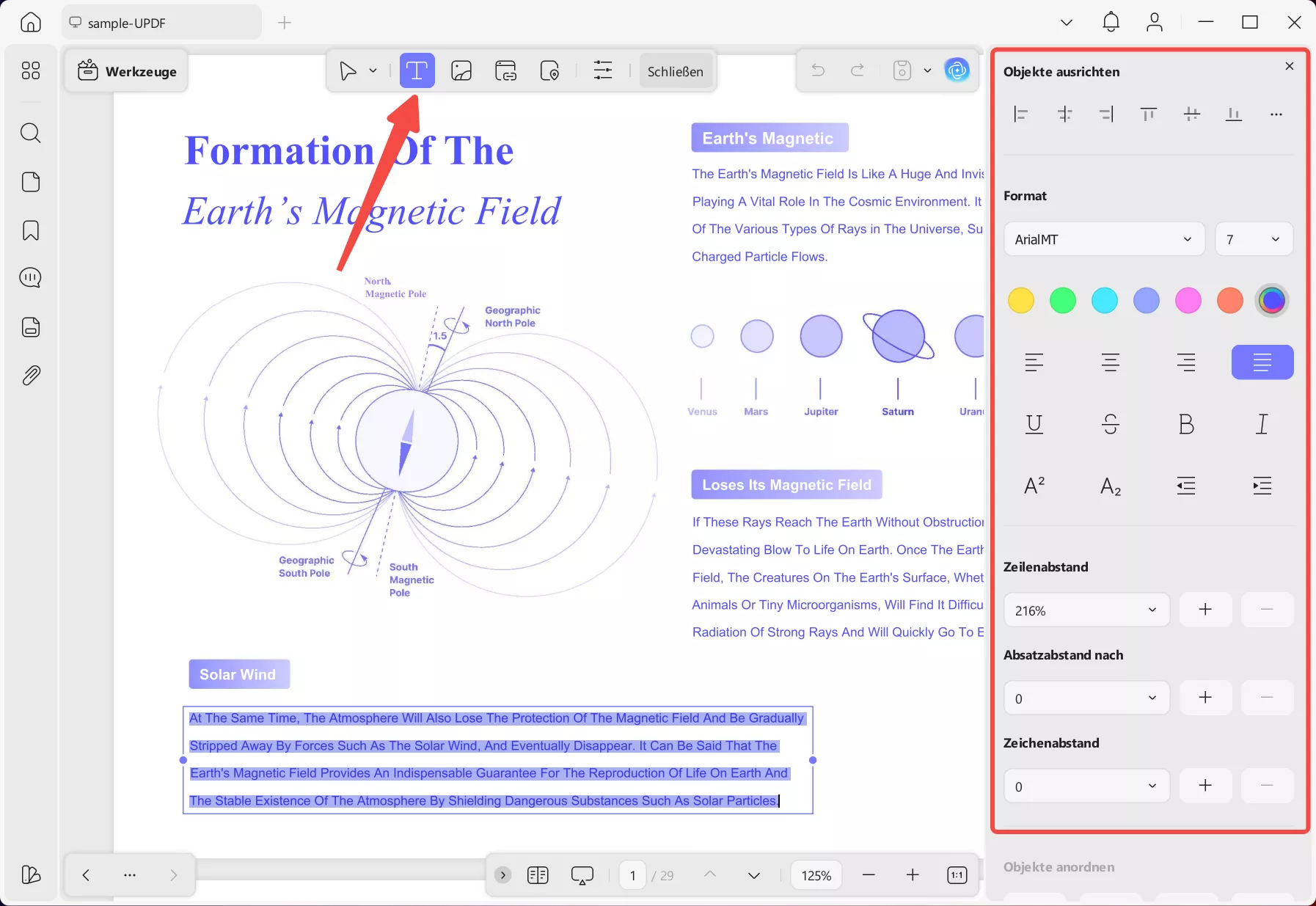 PDF in updf bearbeiten