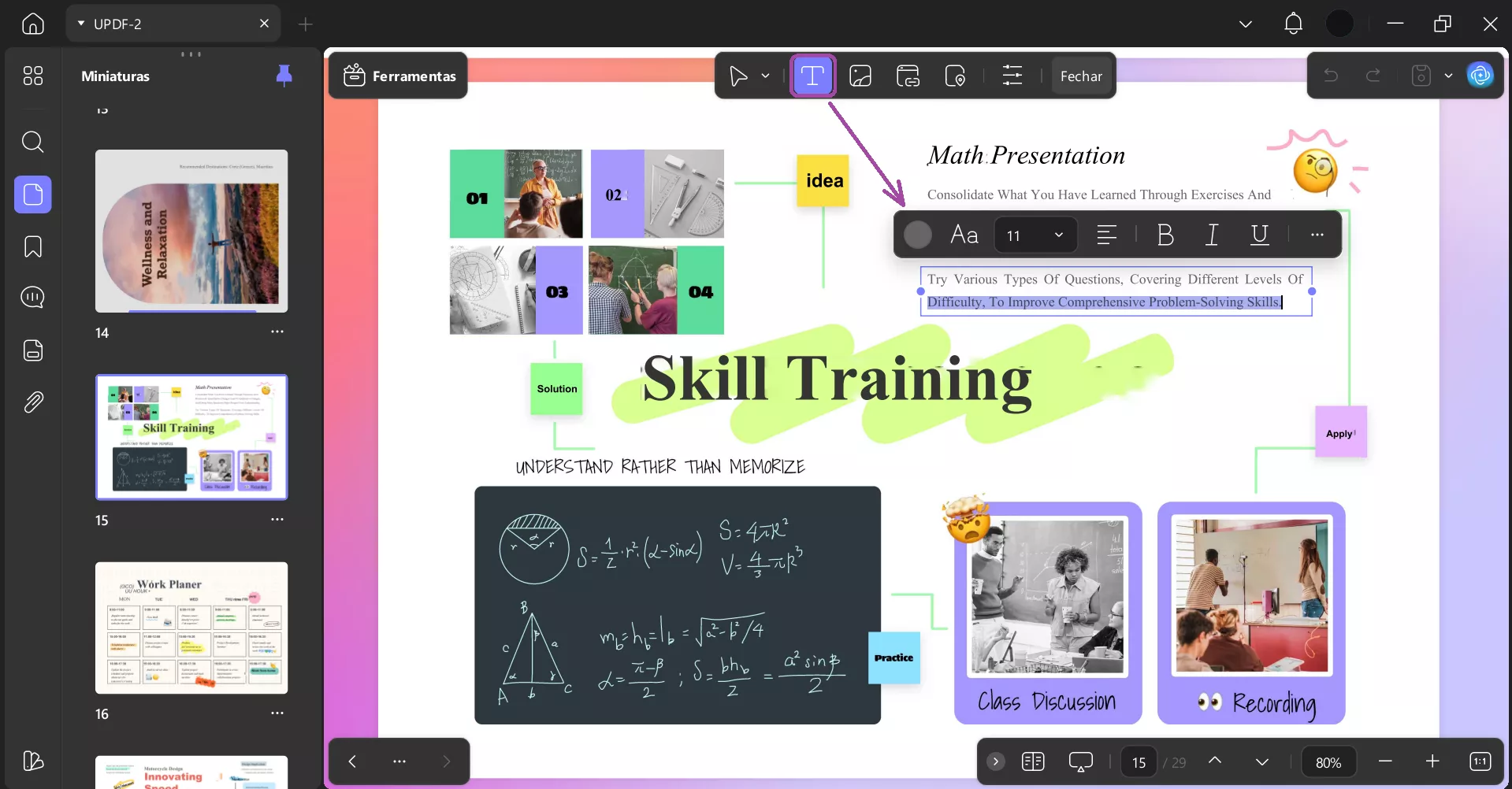 adicionar imagem ao seu PDF usando a opção de imagem com o UPDF