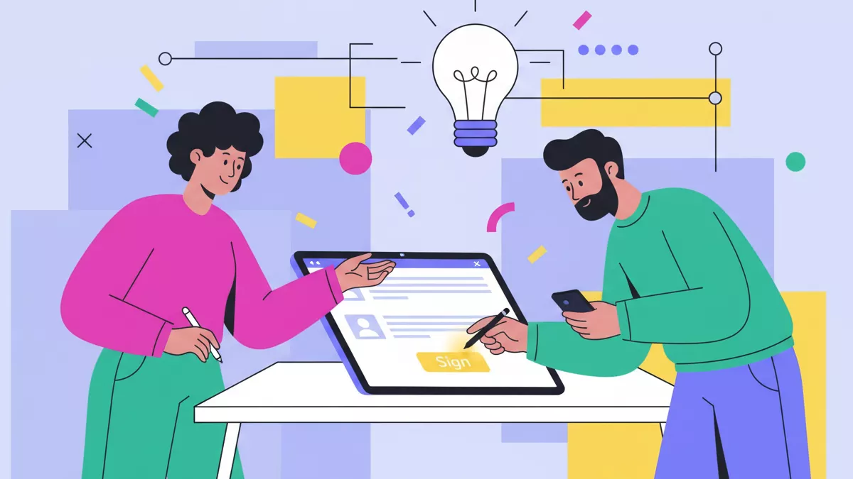 아직도 계약서 출력하시나요? 근로계약서 전자서명 방법