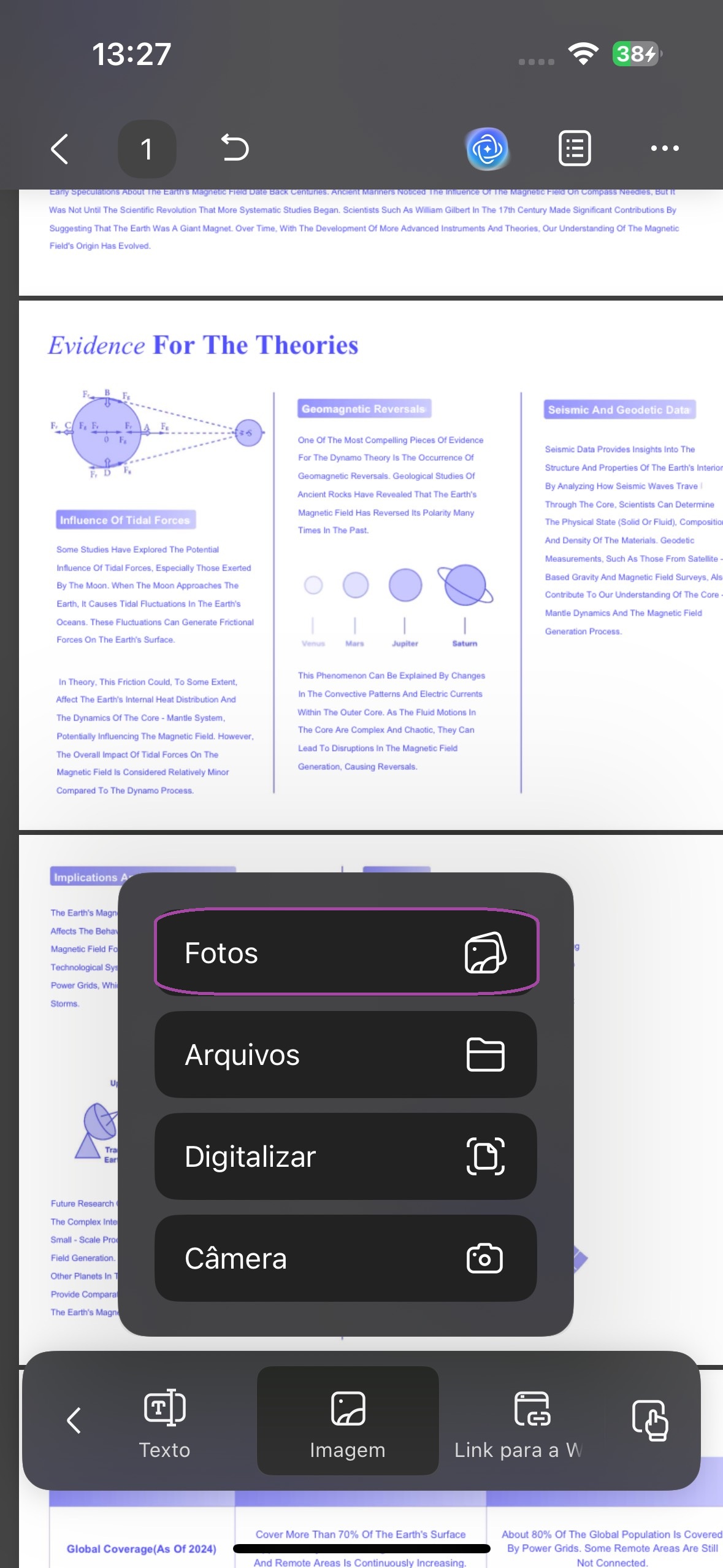 Abra o PDF de Assinatura Digital e Tire uma Captura de Tela