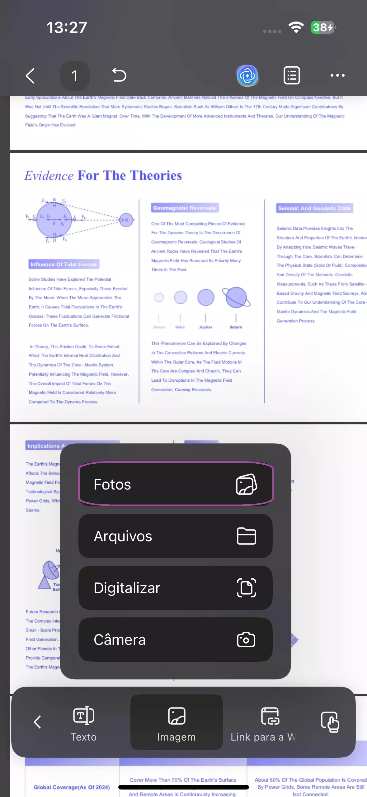 Abra o PDF de Assinatura Digital e Tire uma Captura de Tela