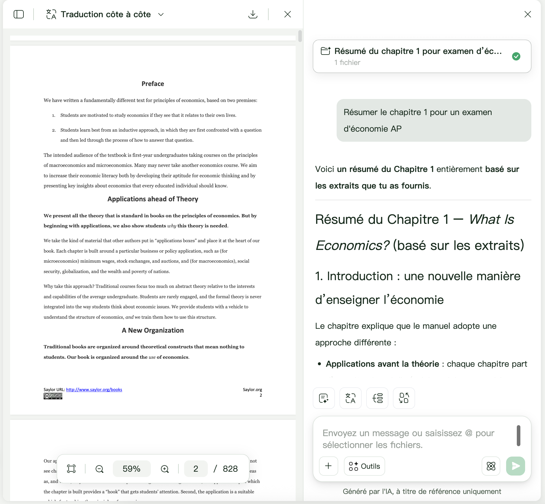 UPDF AI pour créer des fiches de révision