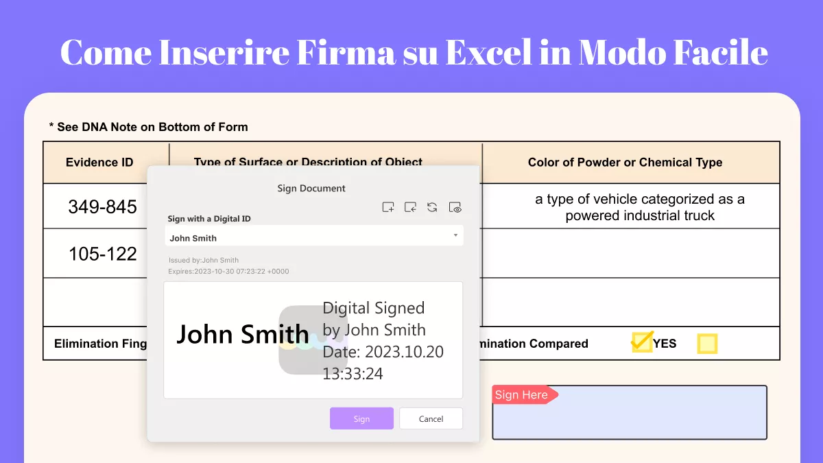 Come Inserire Firma su Excel in Modo Facile