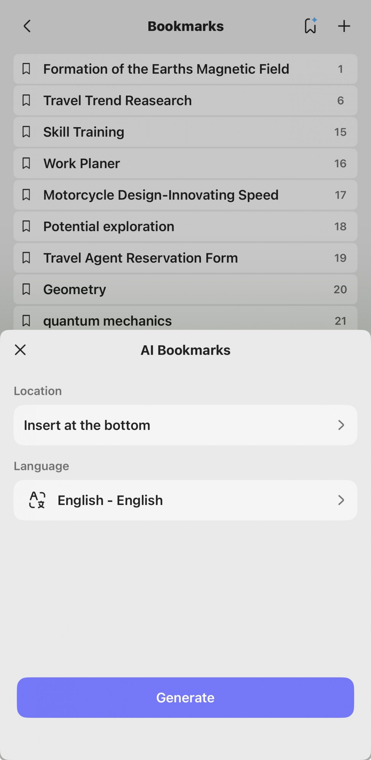 ios ai generate updf