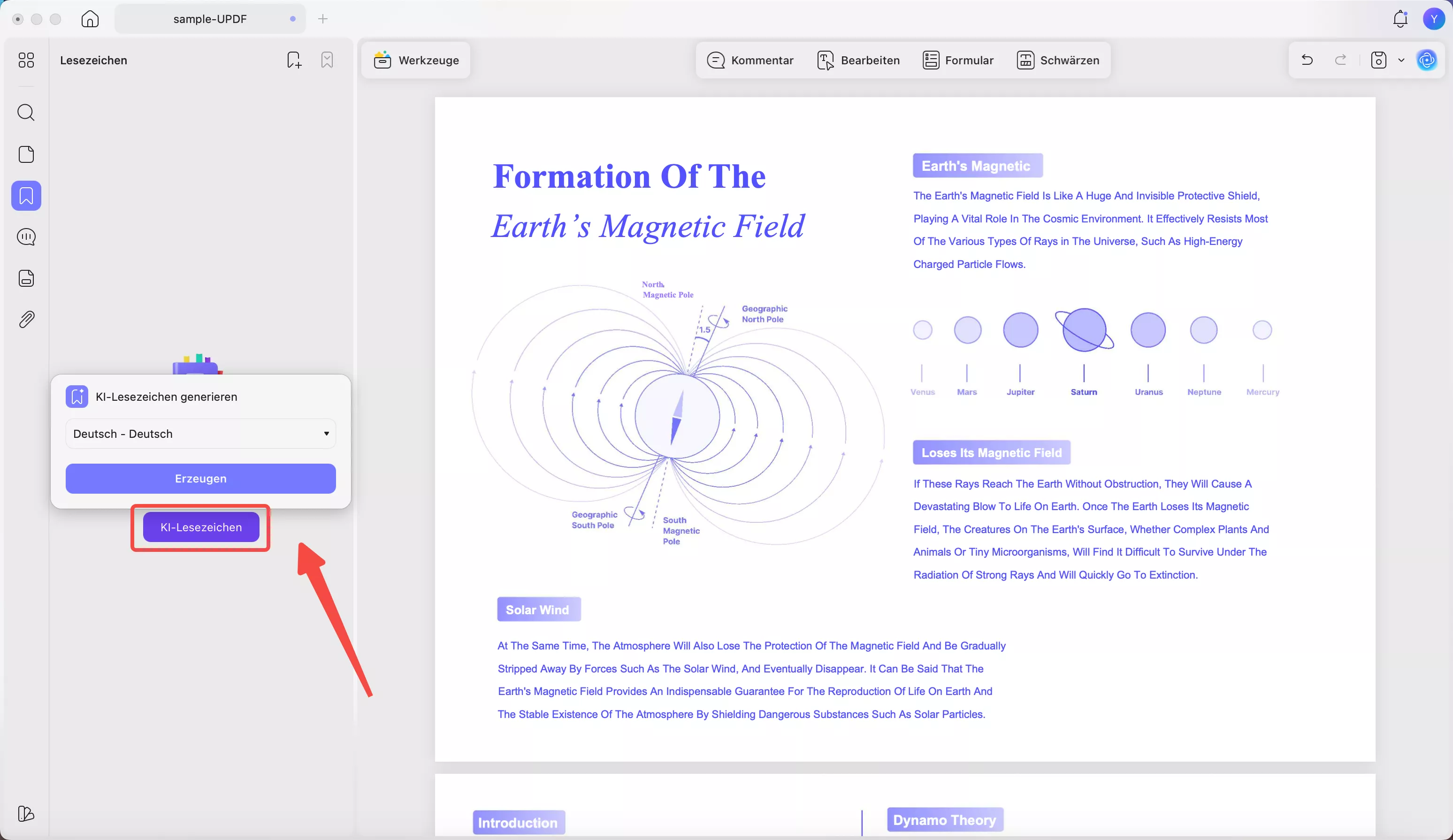  AI-generierte Lesezeichen als PDF