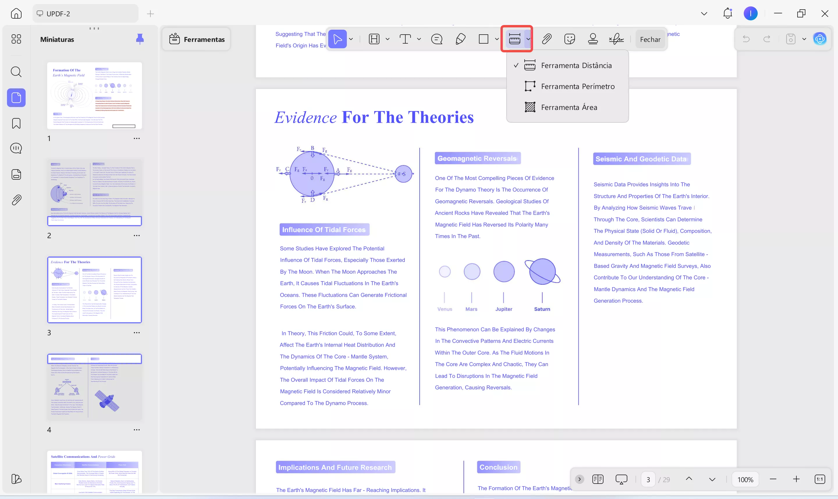 Medir PDFs no Obsidian com UPDF