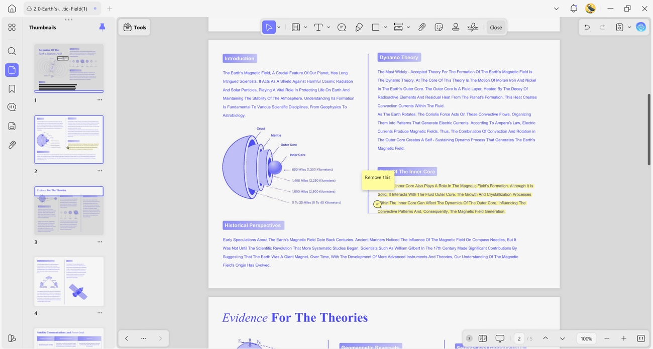 highlight annotate key point ideas
