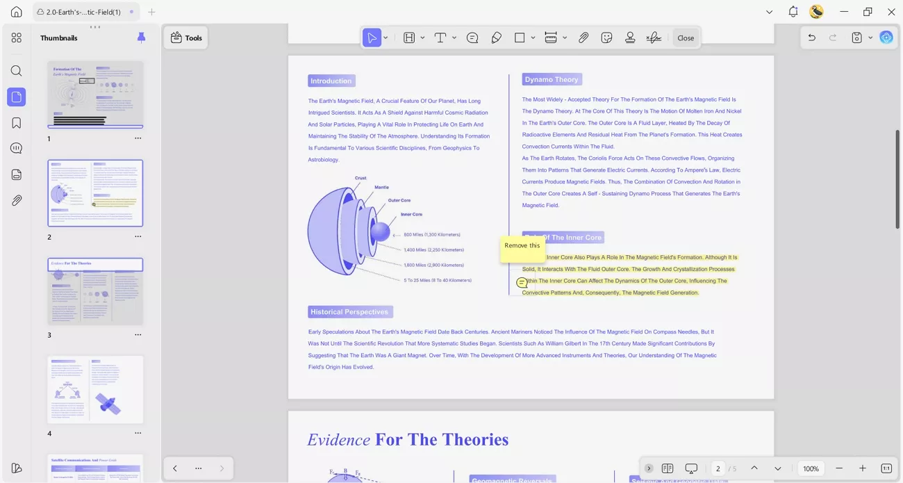 highlight annotate key point ideas