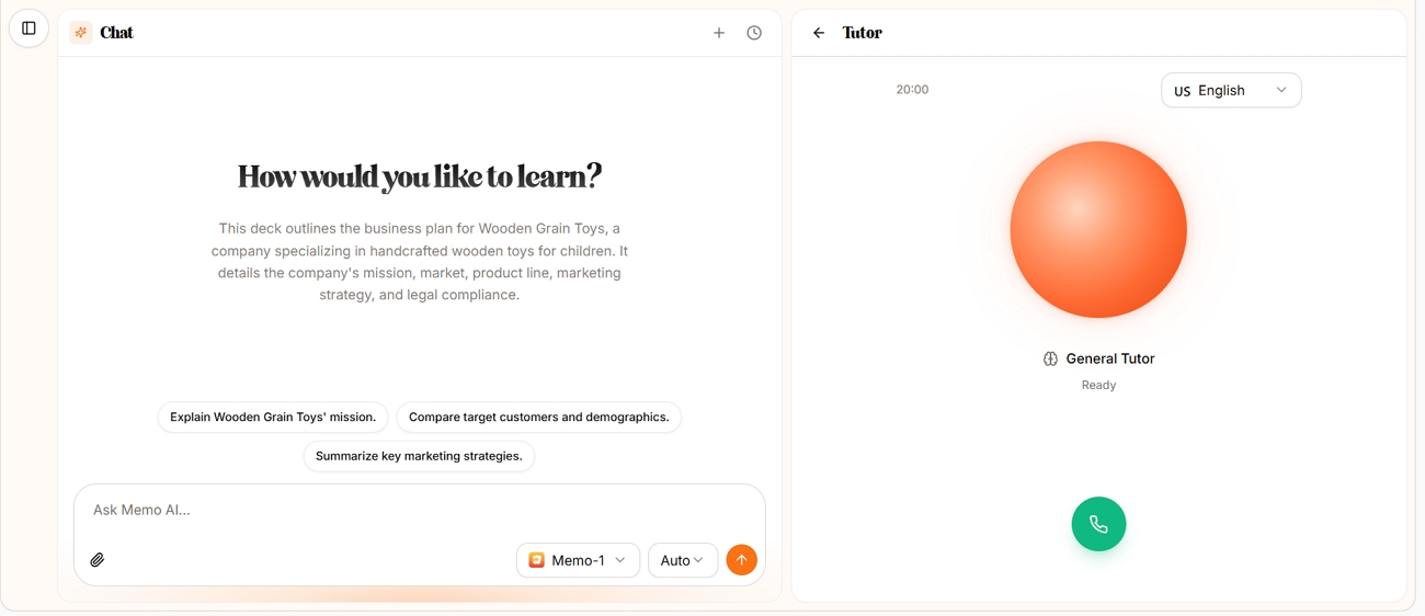 call ai tutor clear complex question