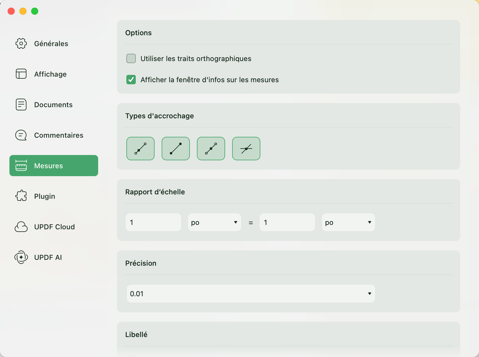 Comment mesurer une distance dans un fichier PDF (UPDF) ? Mesure