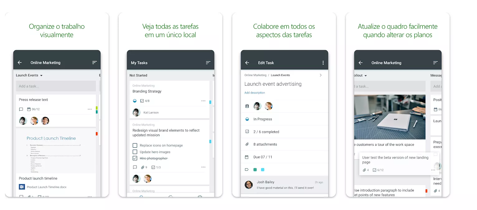 Melhores aplicativos de planejamento para Android: Microsoft Planner