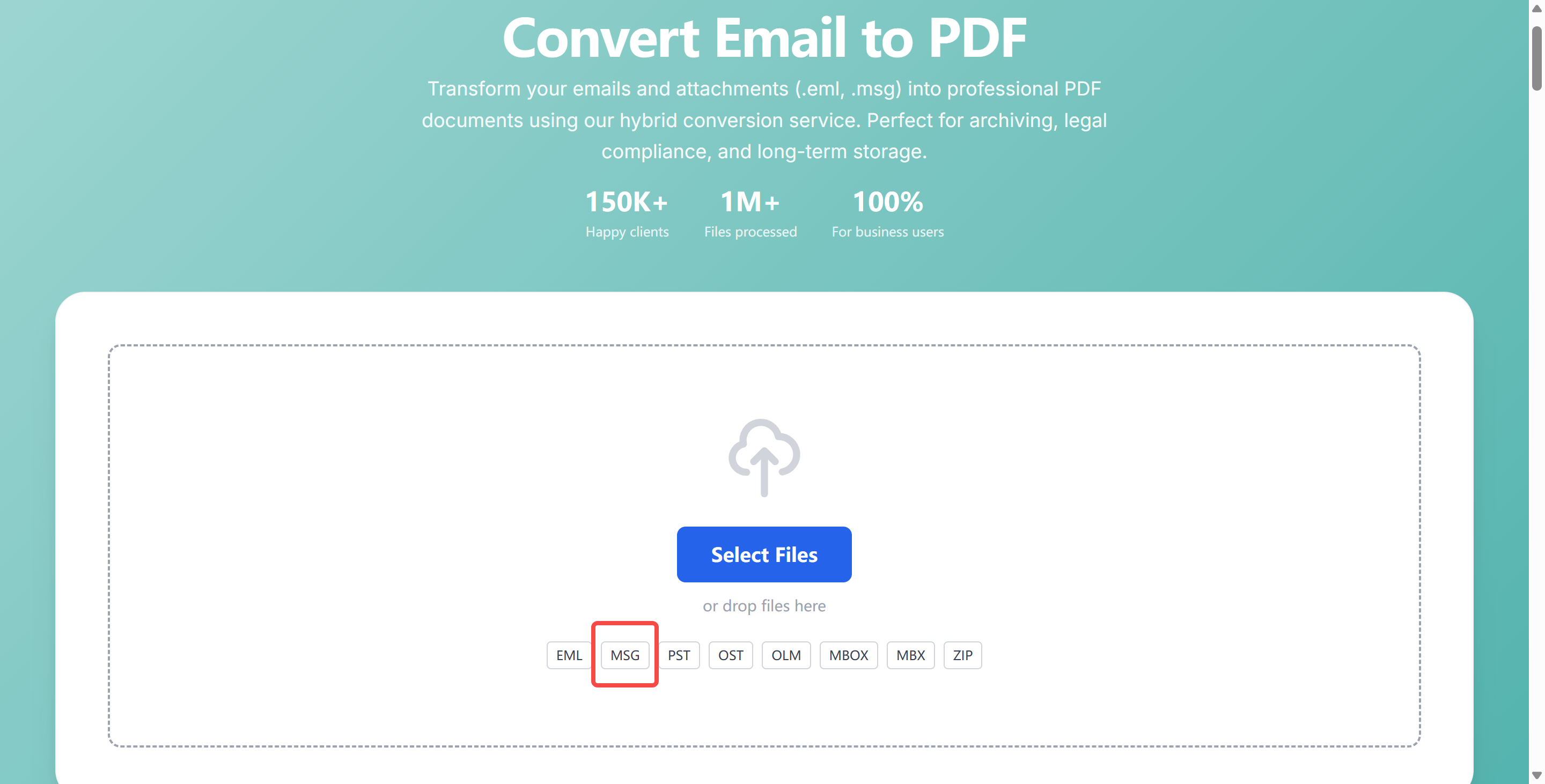 converter msg para pdf no pdfen