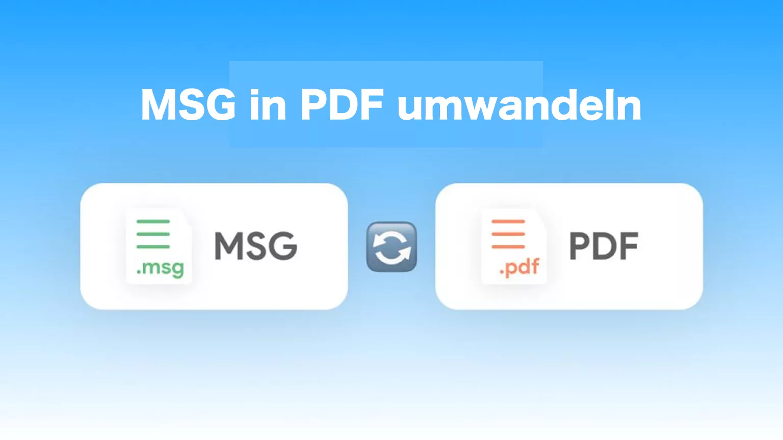 MSG in PDF umwandeln: Ein umfassender Leitfaden