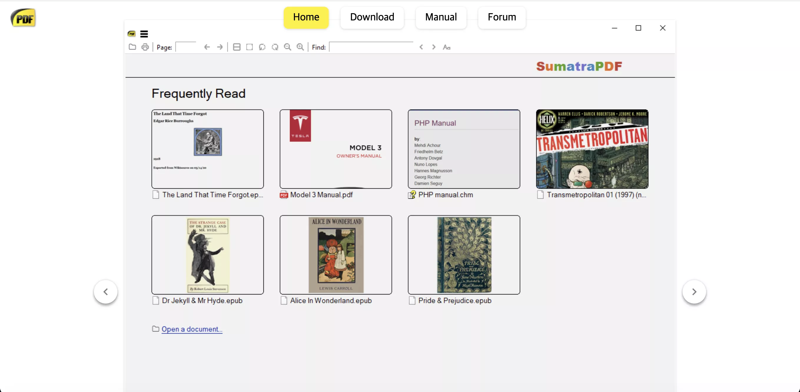 오픈소스로 완전 무료이지만 편집은 제한적인 SumatraPDF