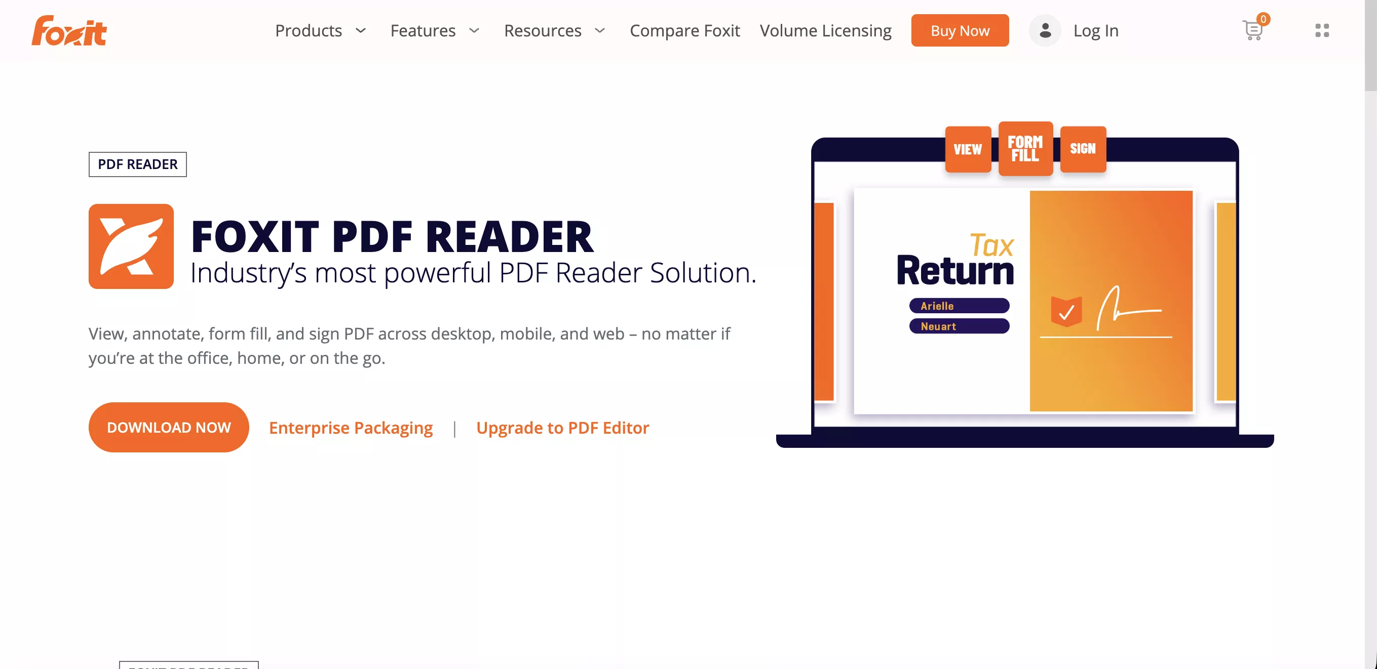 기능이 다양한 Foxit PDF Reader