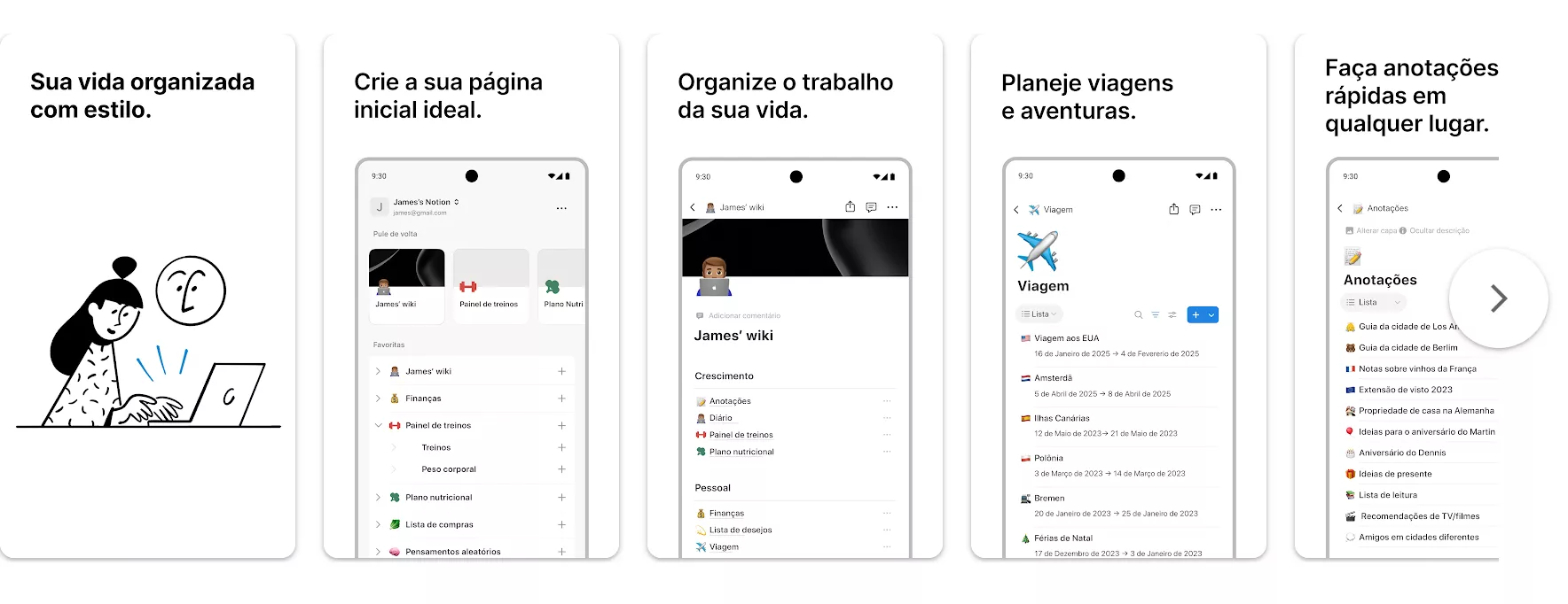 Melhores aplicativos de planejamento diário para Android: Notion
