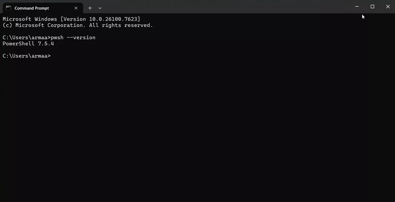check windows powershell version
