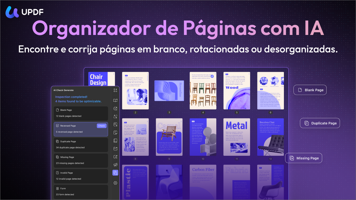 Organizador de Páginas com IA