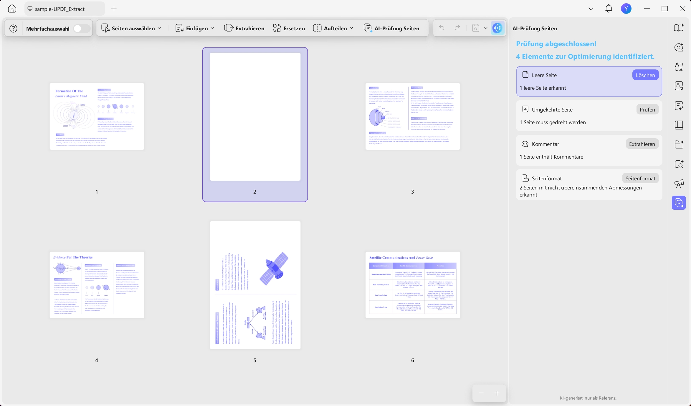 updf ai page management win