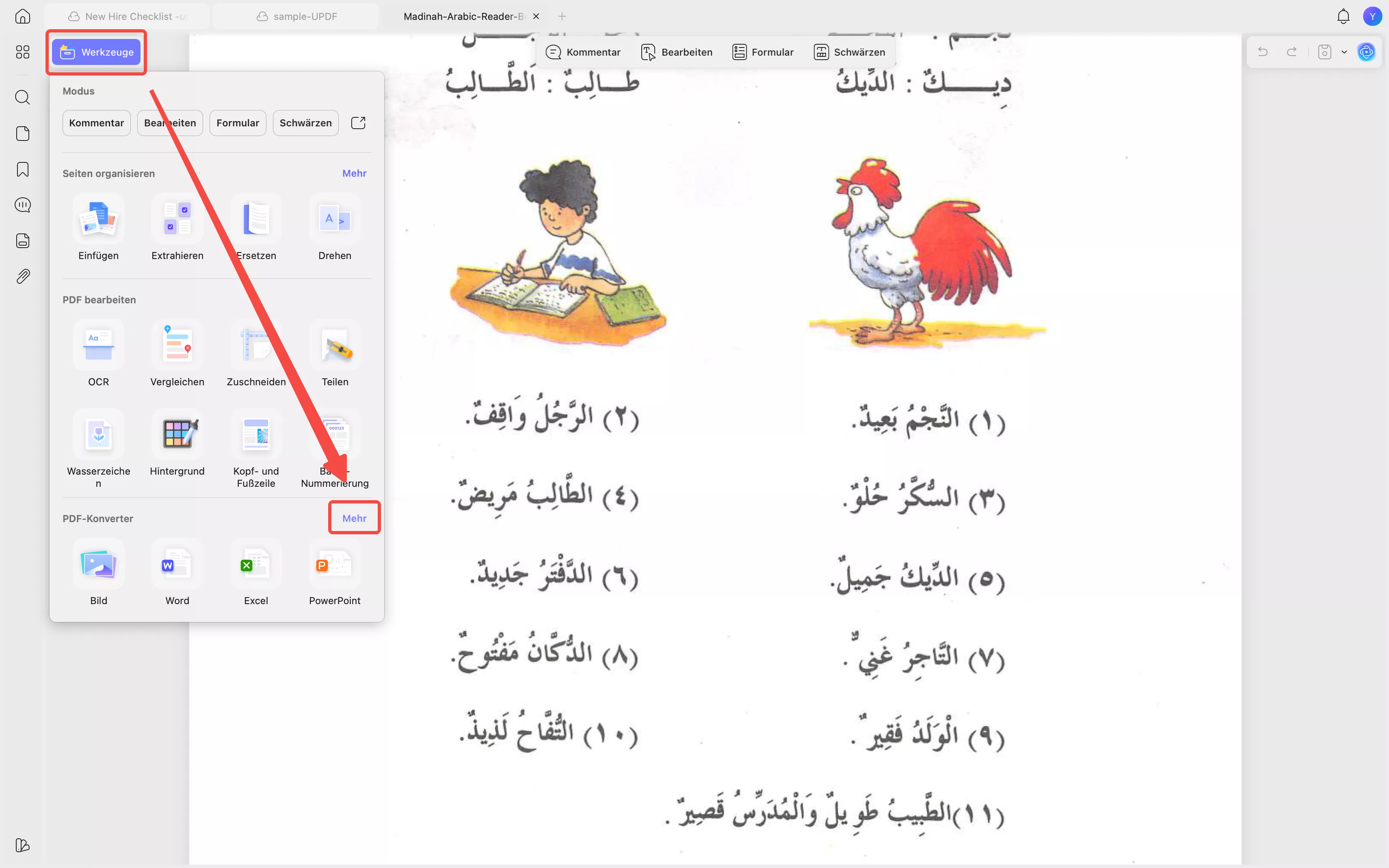 Mehr für die Conversion von PDF