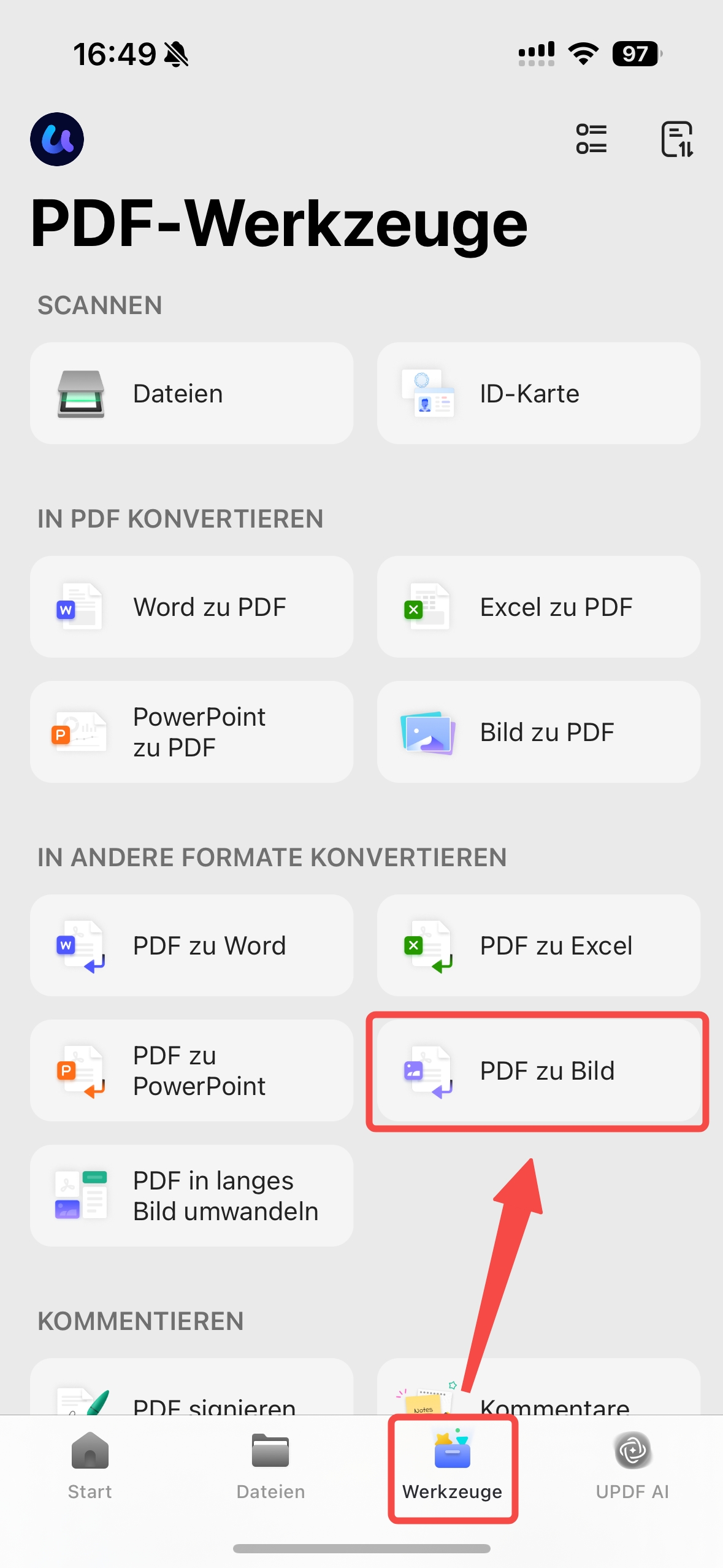 PDF zu Bild