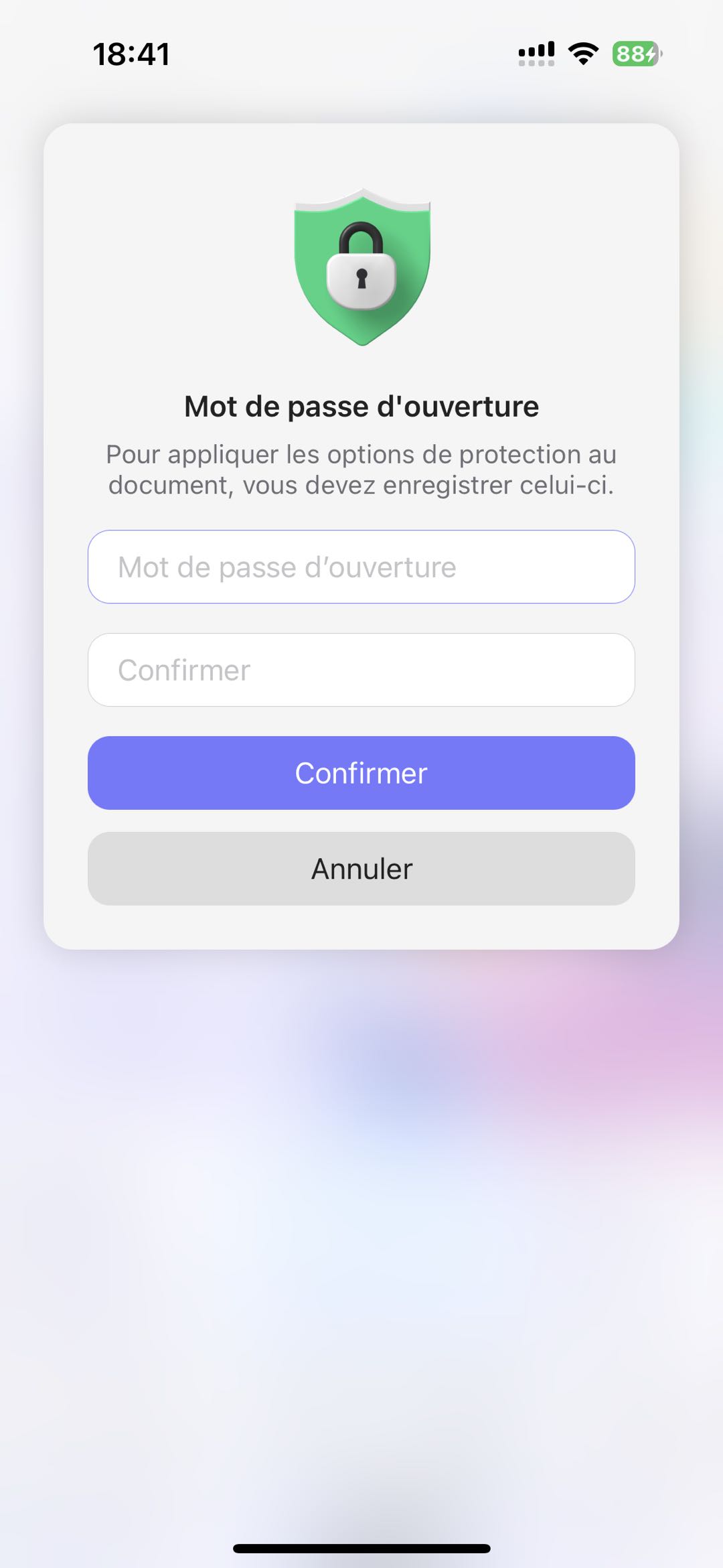 Ouvrir le mot de passe updf android pour pdf vers Word