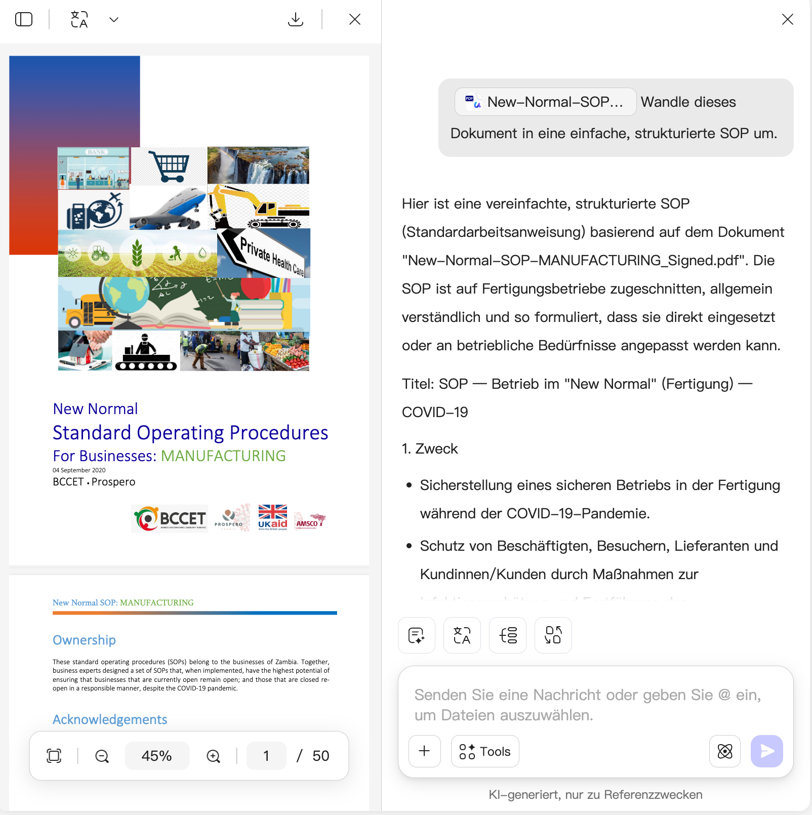 UPDF AI SOP Generator