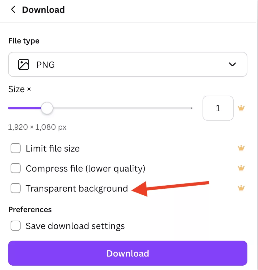 turn-on-transparent-background