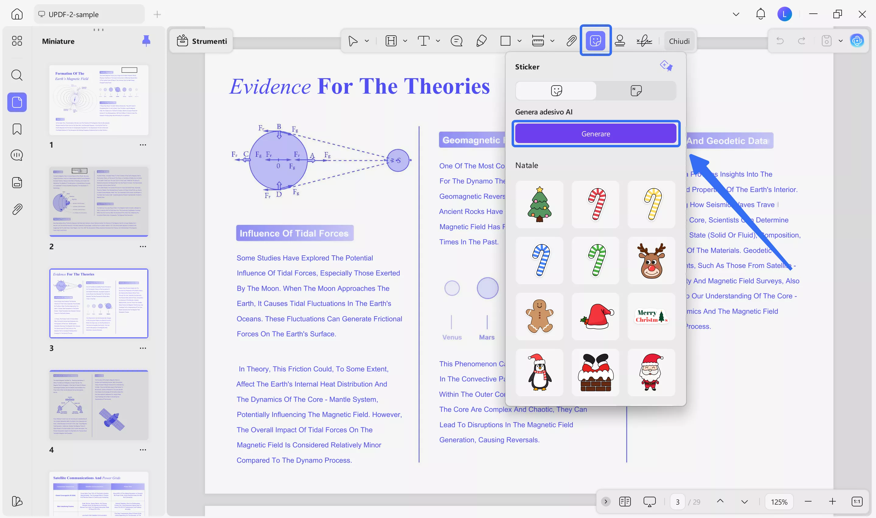 click the generate button