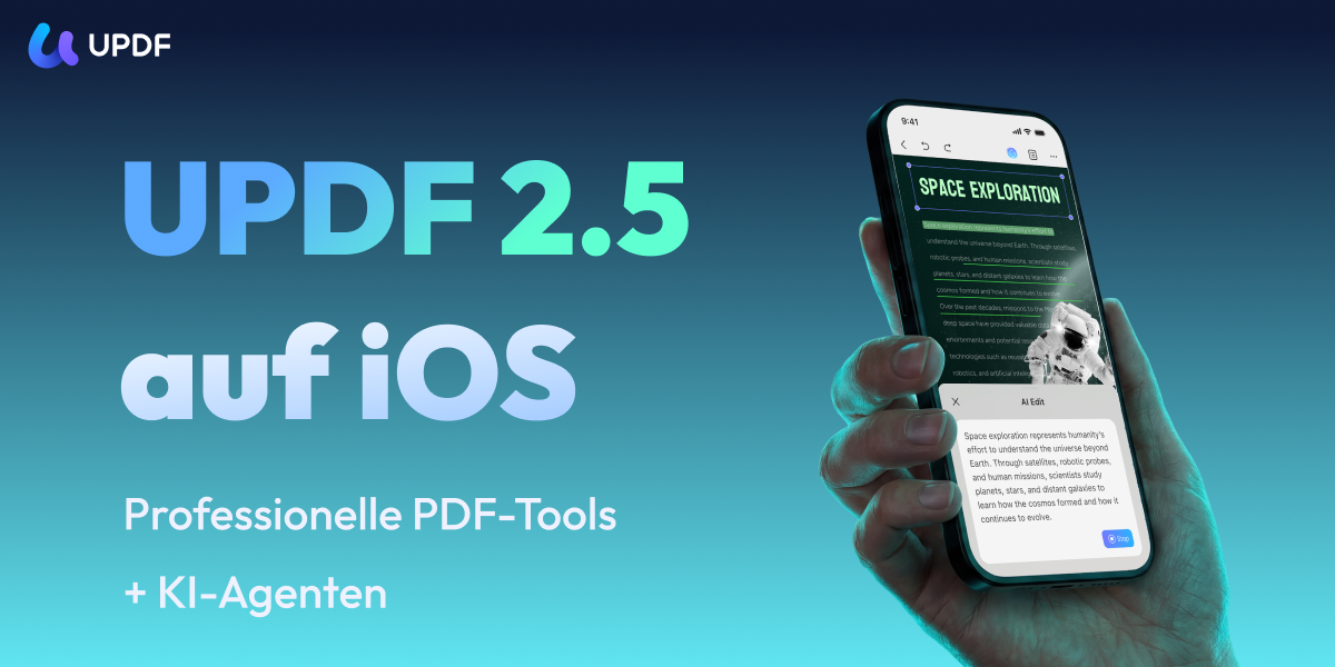 updf 2.5 auf iOS
