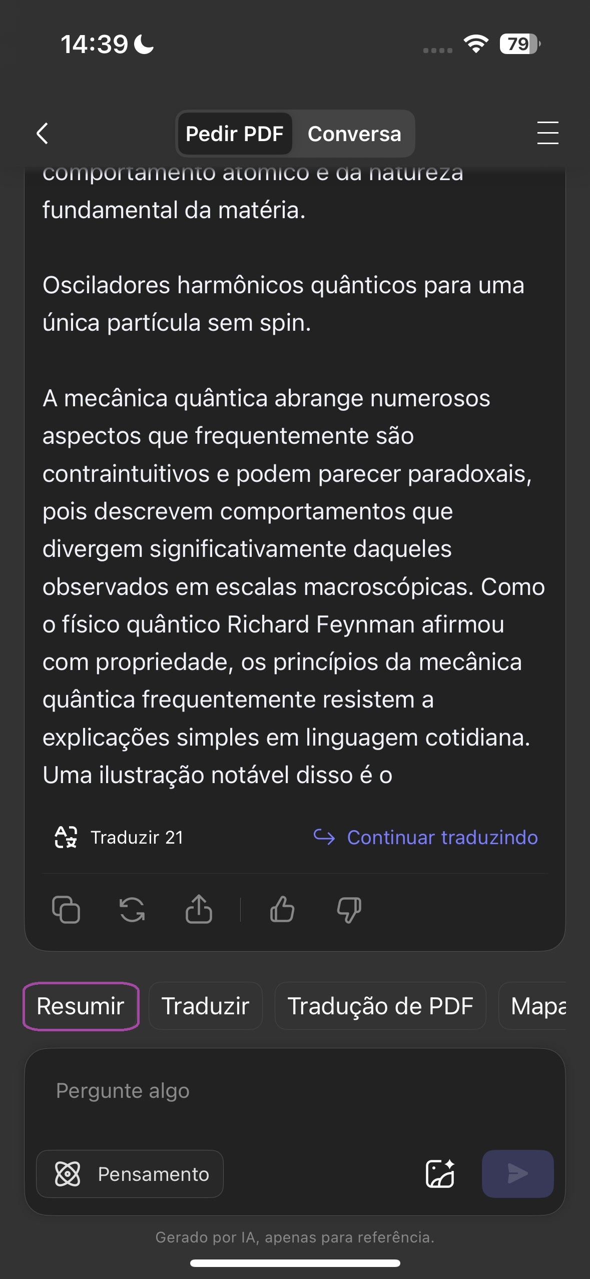 Converse com PDF