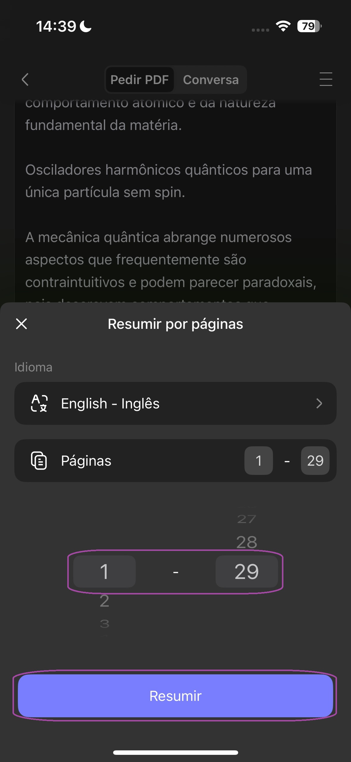 Converse com PDF
