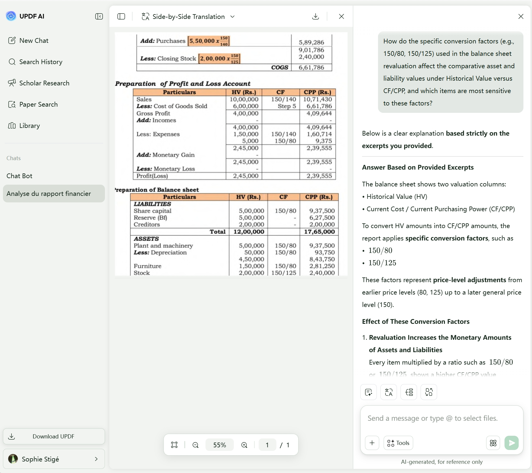 updf ai analyze