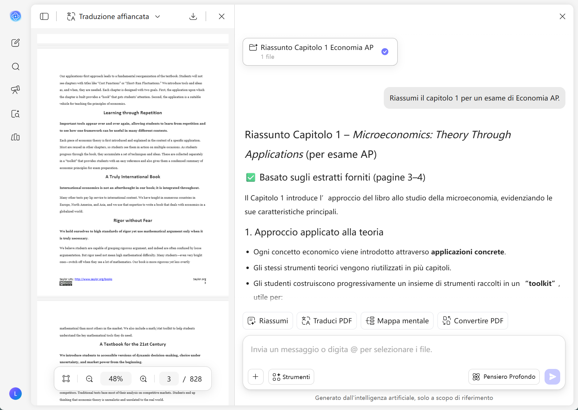  UPDF AI per creare guide di studio