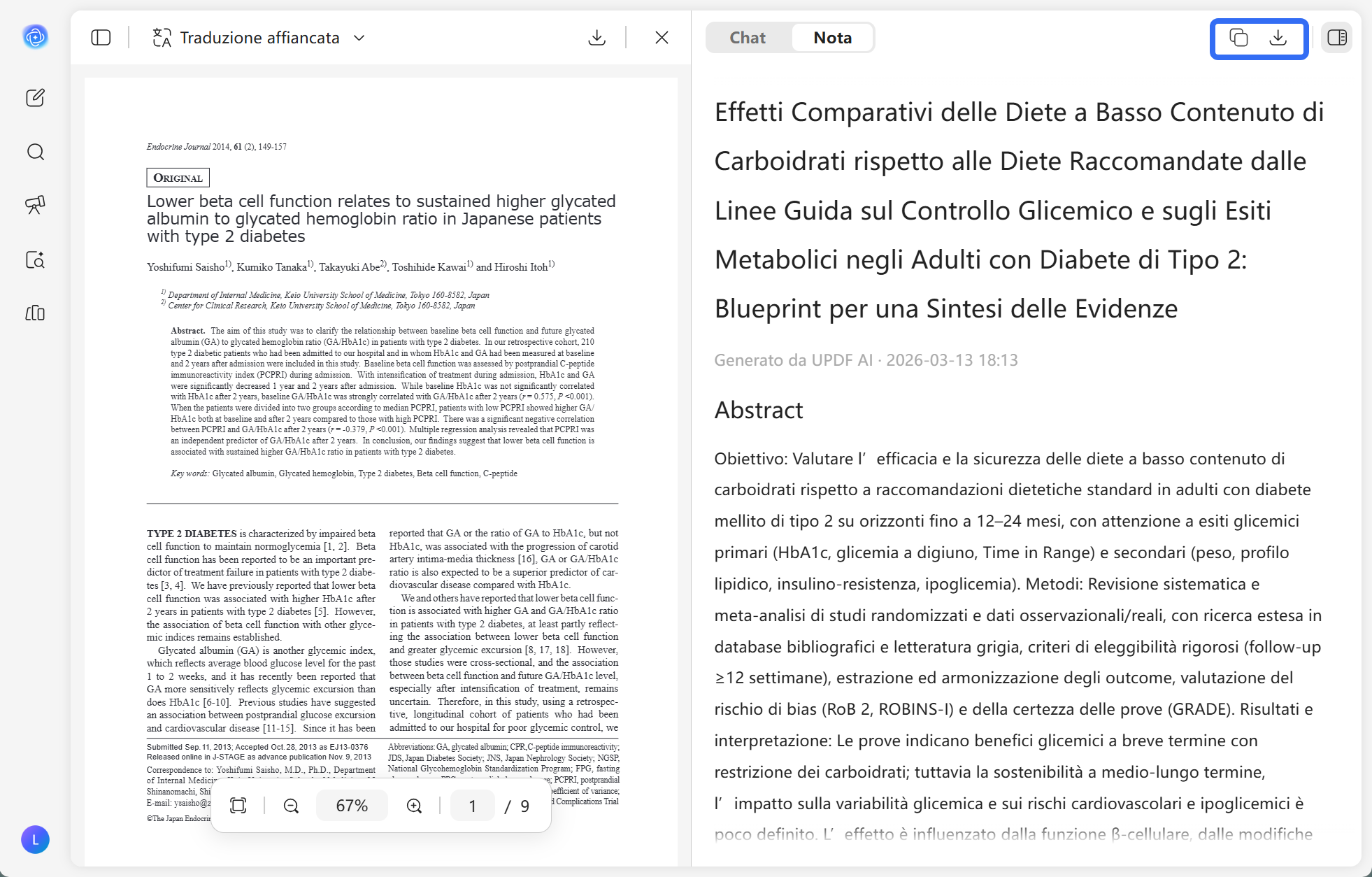 Strumenti di revisione sistematica UPDF AI