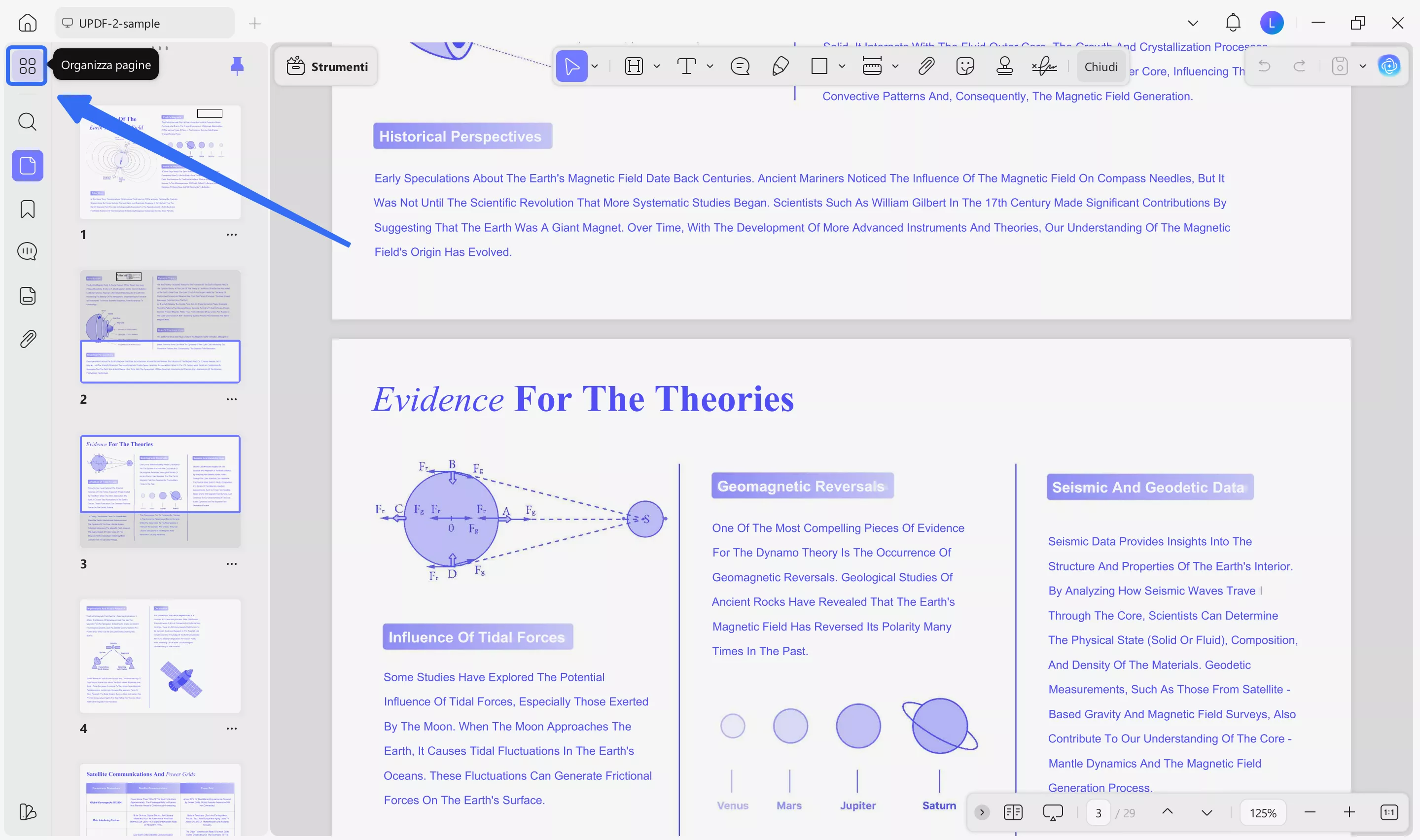  select organize pages
