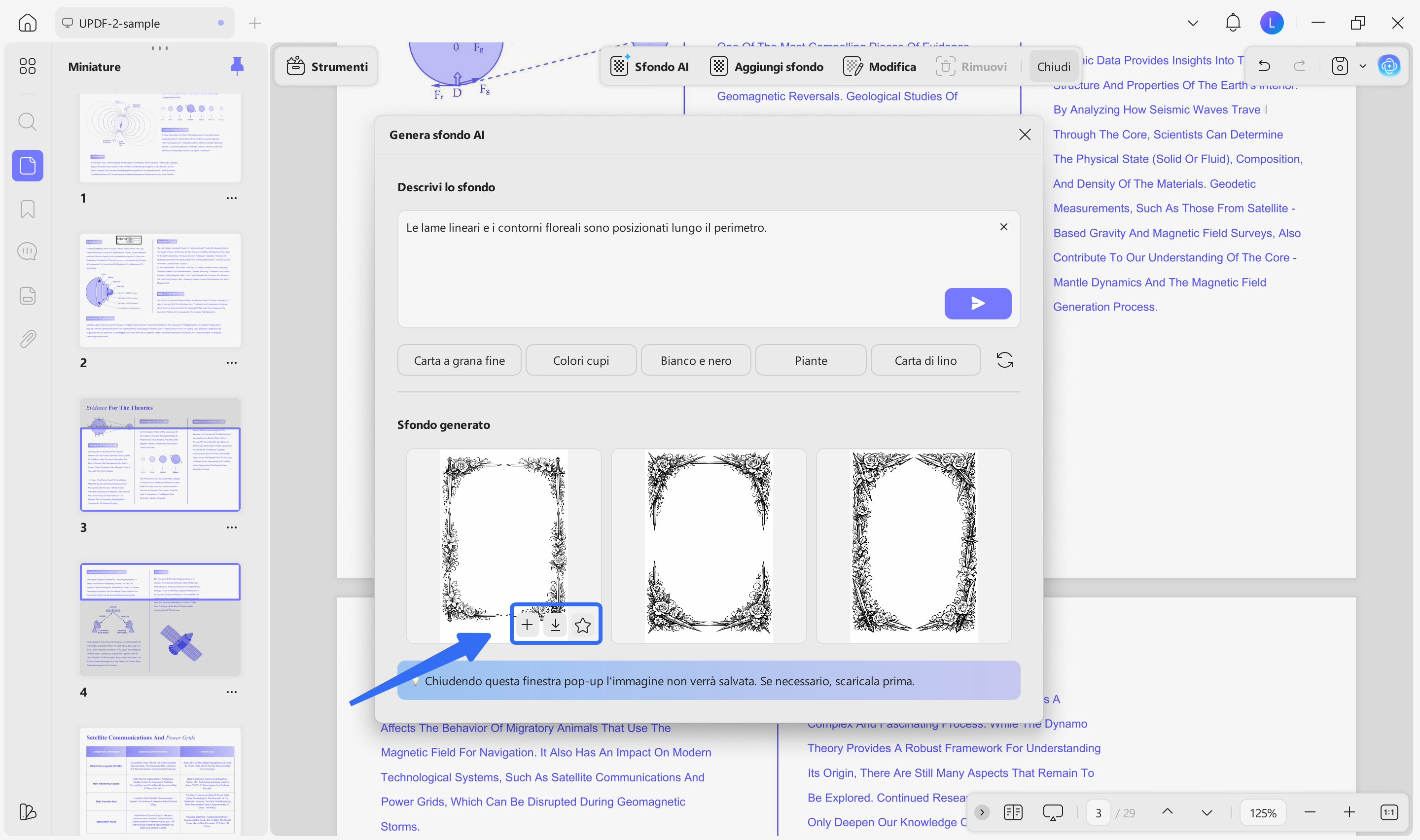 add, download, or star backgrounds
