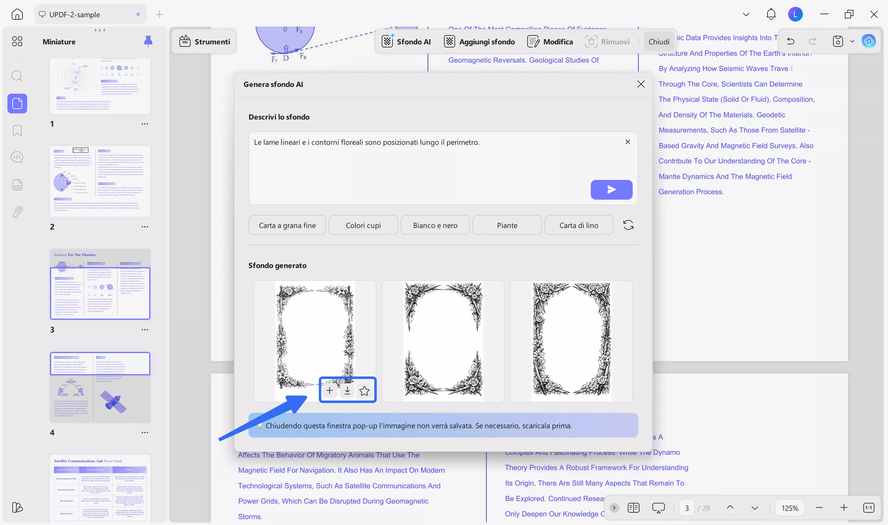 add, download, or star backgrounds